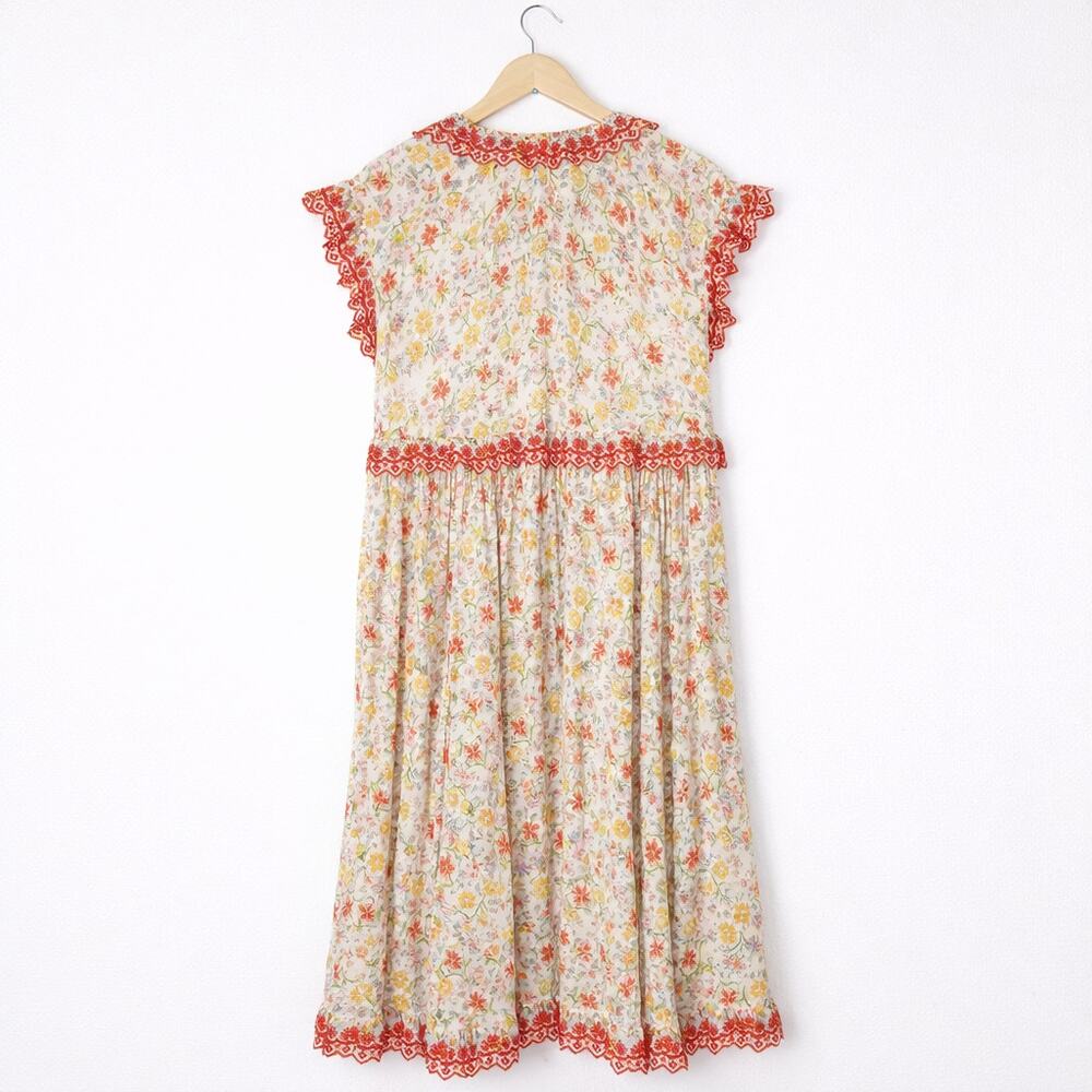 Free People Milania Forever flowy & floral Maxi XS Cottagecore Romantic Boho - Picture 6 of 6